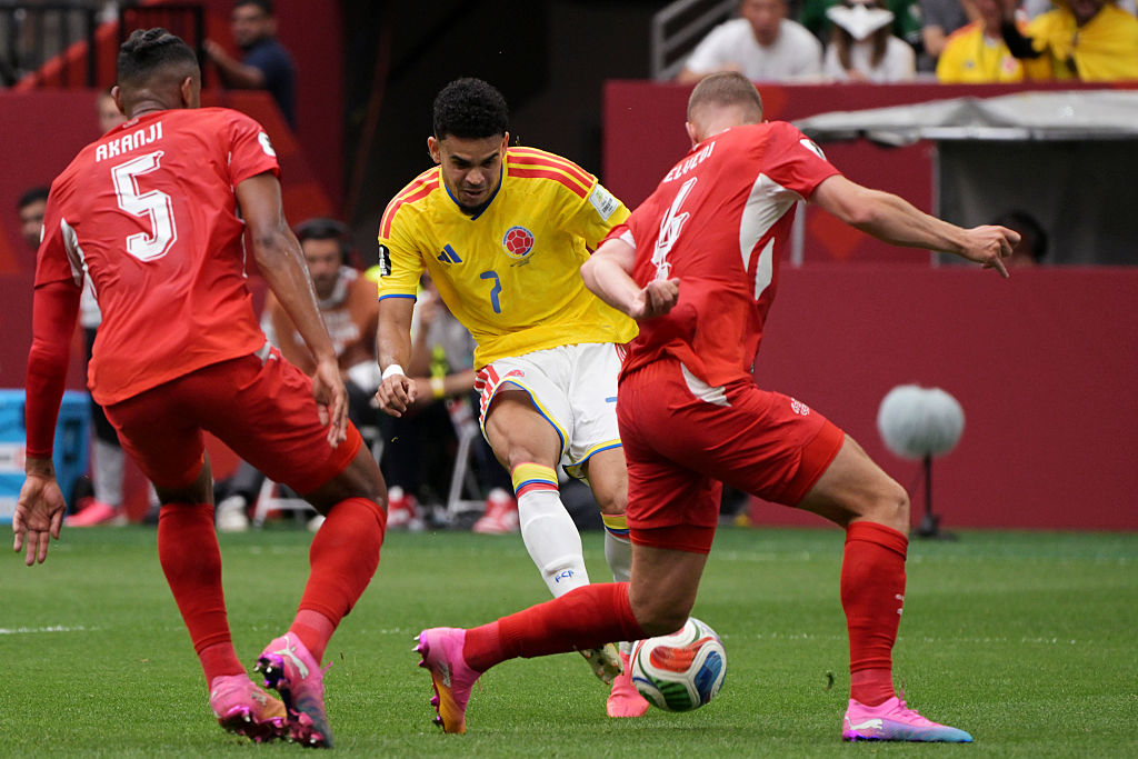 Suiza vs. Colombia en el Mundial 2026. Foto: Getty Images.