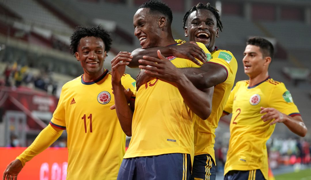 Selección Colombia Fútbol fue el golazo Yerry Mina con Colombia ante Perú en las eliminatorias : Así fue el golazo de Yerry con Colombia ante Perú en las eliminatorias