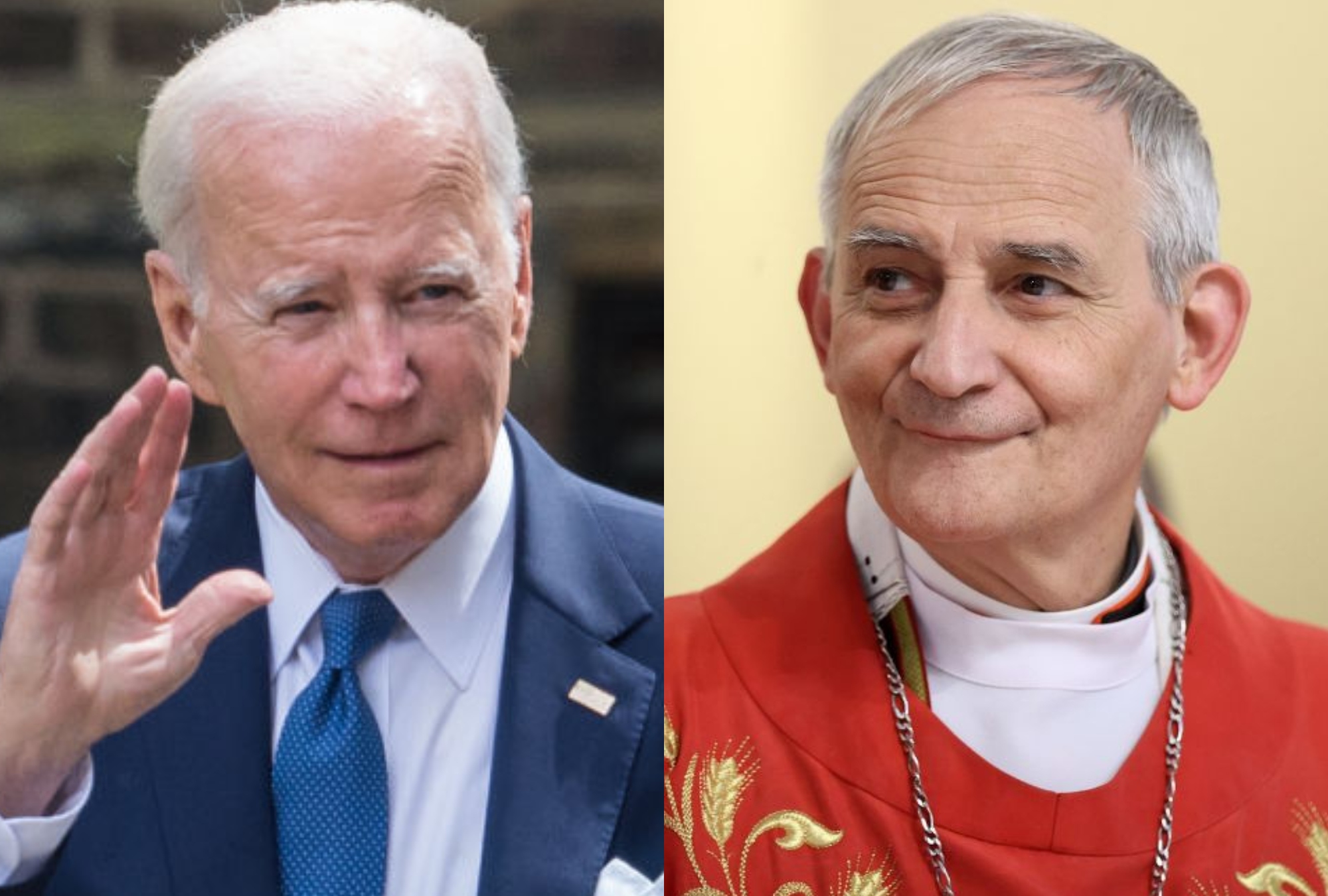 Lo que hablaron durante dos horas Biden y el enviado de paz del papa en Washington D.C.
