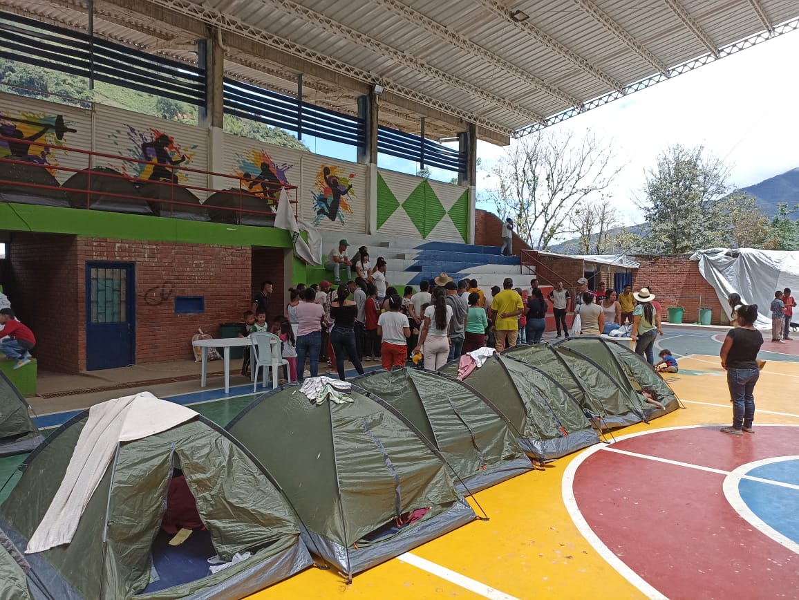 Más de 1.000 desplazados dejan los combates entre disidencias y Ejército en Argelia, Cauca