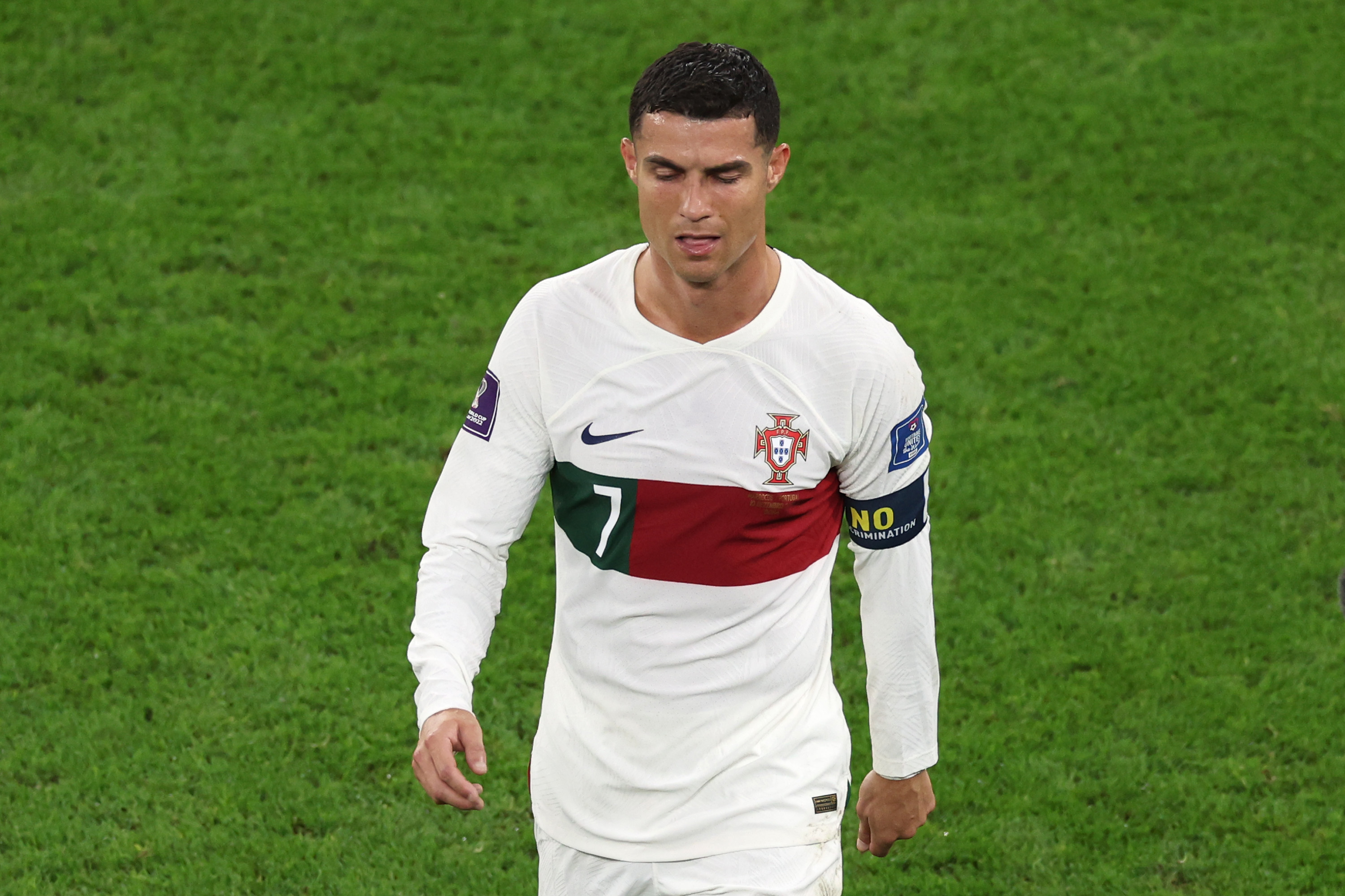 Camiseta 1ª Portugal para el Mundial Qatar 2022 de Cristiano Ronaldo para  Niño