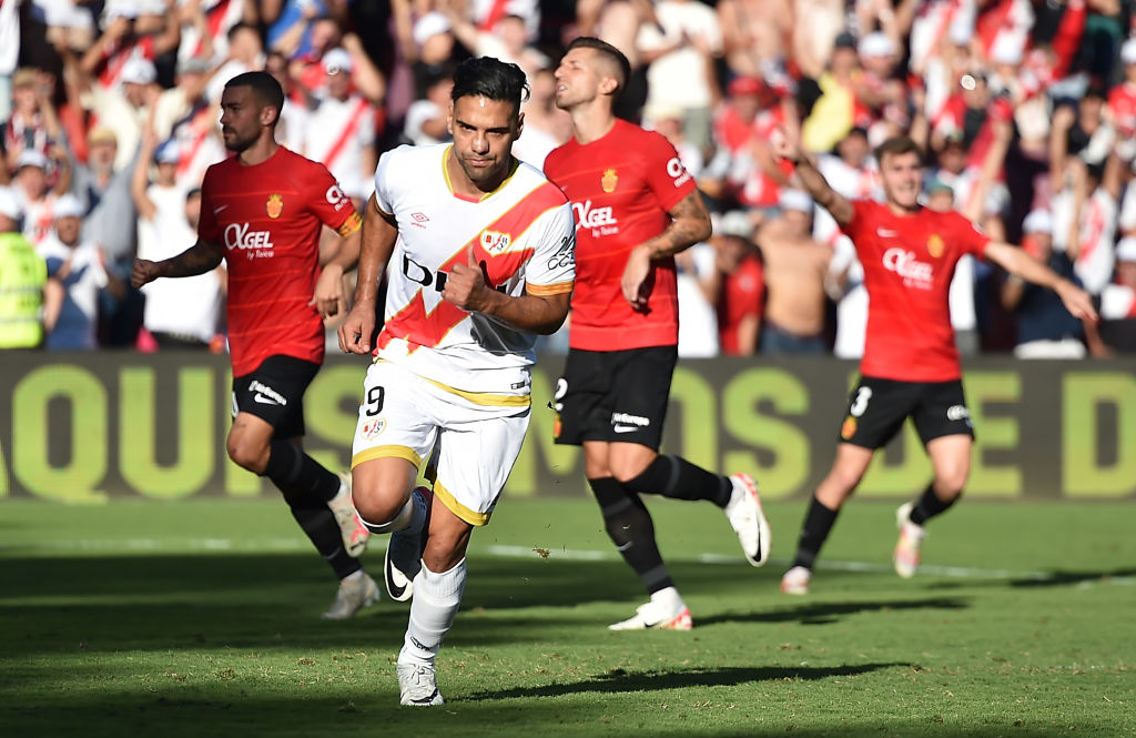 Falcao se acerca a un nuevo récord tras su gol con el Rayo Vallecano