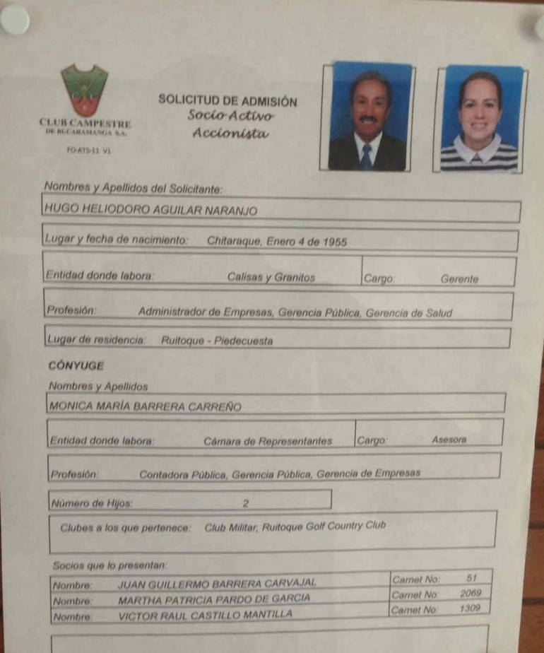 CLUB SOCIAL BUCARAMANGA SANTANDER Club social no aceptó como socio al  coronel Aguilar : Club social no aceptó como socio al coronel Aguilar
