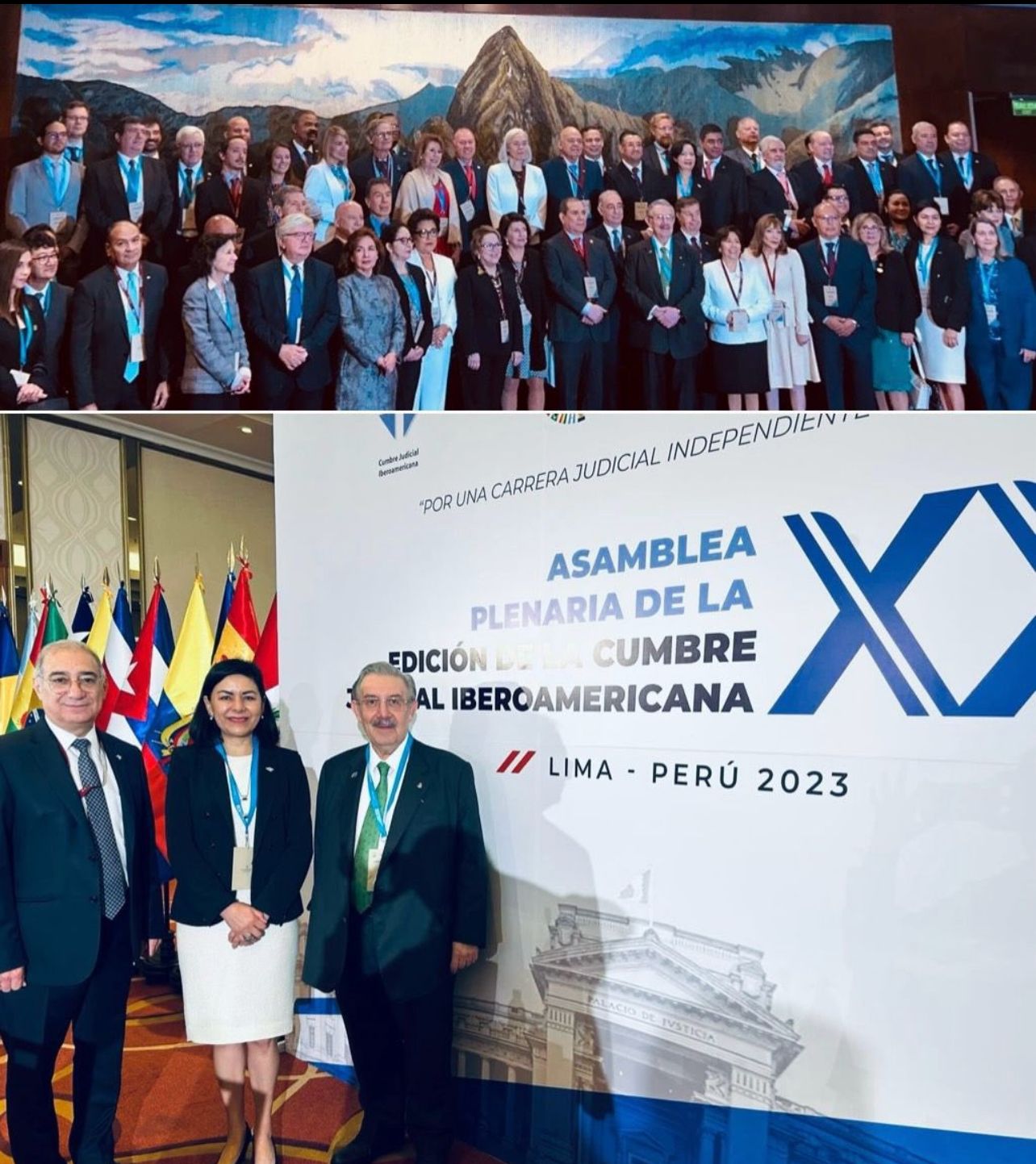 Altas cortes visitan Cumbre Judicial en Perú