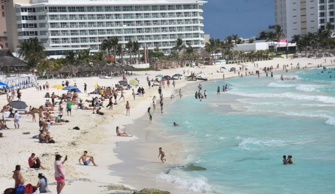 Llegada de turistas internacionales a Quintana Roo aumenta