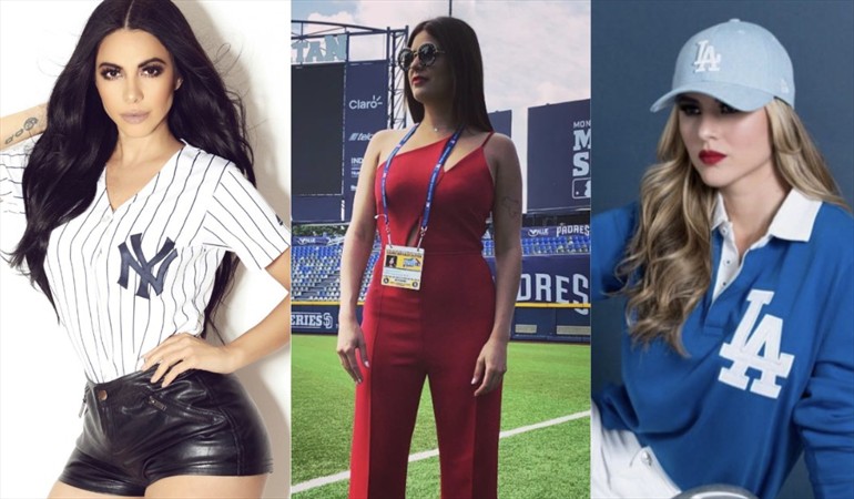 Las bellezas aficionadas al béisbol