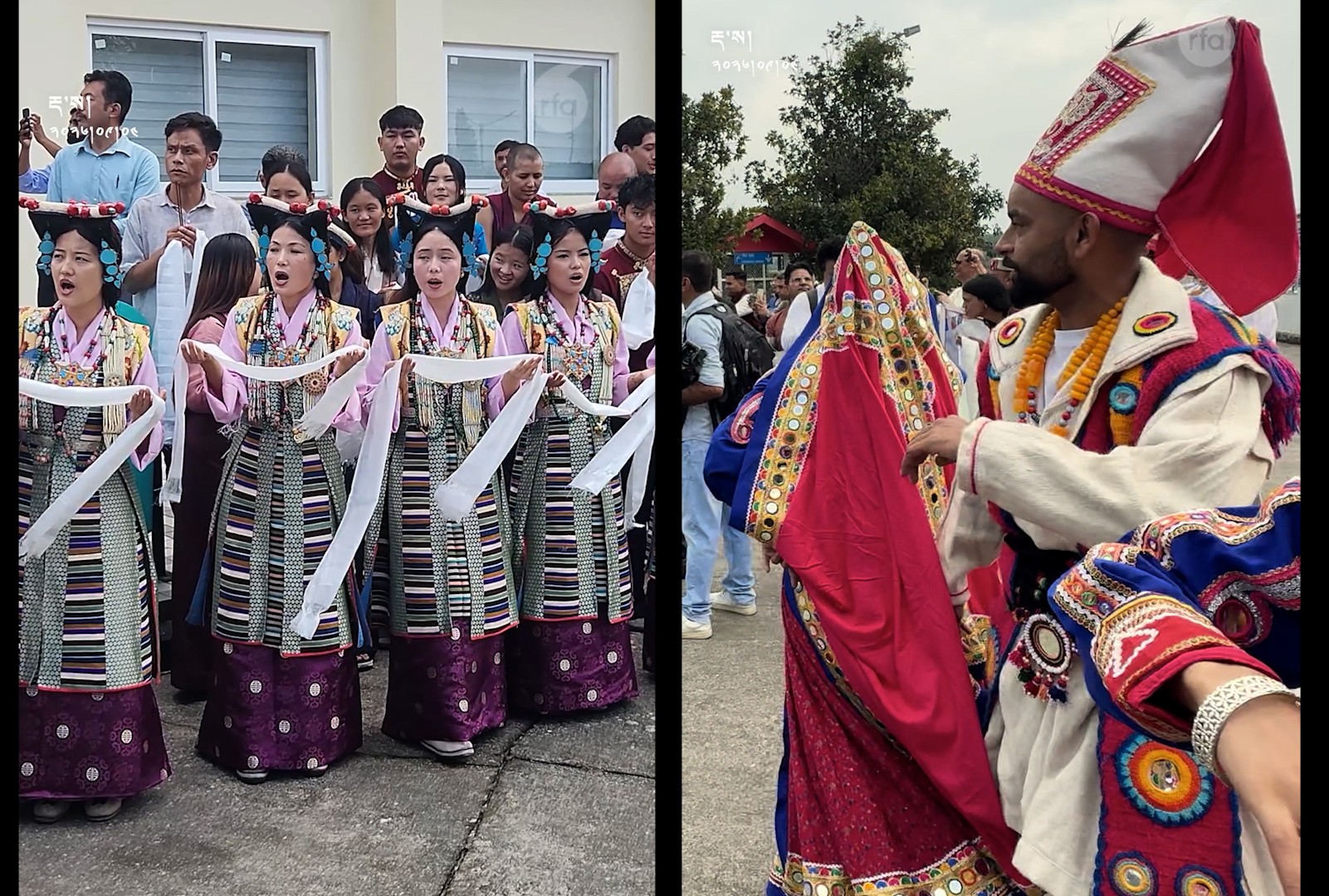 སྒ་སྒལ་གནམ་ཐང་ནས་བཞུགས་སྒར་ཕོ་བྲང་བར་ས་ཚིགས་སོ་སོར་མི་མང་ཚོས་དགའ་དད་སྤྲོ་གསུམ་གྱི་ངང་ཕེབས་བསུ་གཟབ་རྒྱས་ཞུས་པ། ༢༠༢༦།༠༩།༠༤