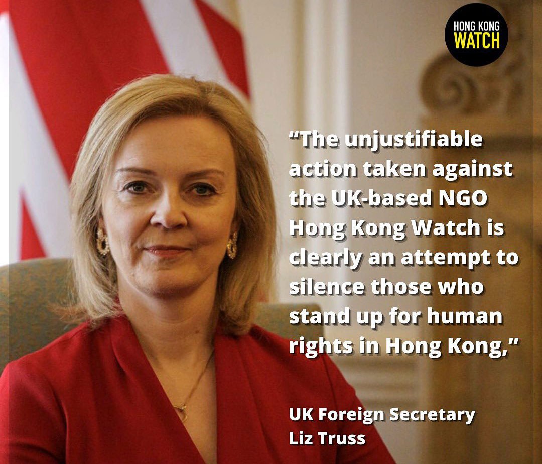 香港国安警向英国人权组织示警英外相与议员齐声谴责– 普通话主页