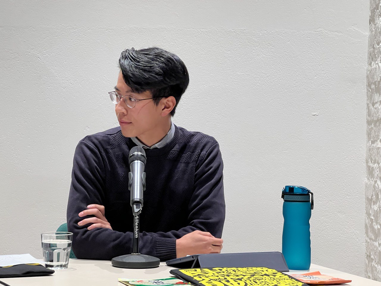 「自由香港」聯合創辦人、報告主筆之一的黃台仰。（吳亦桐提供）