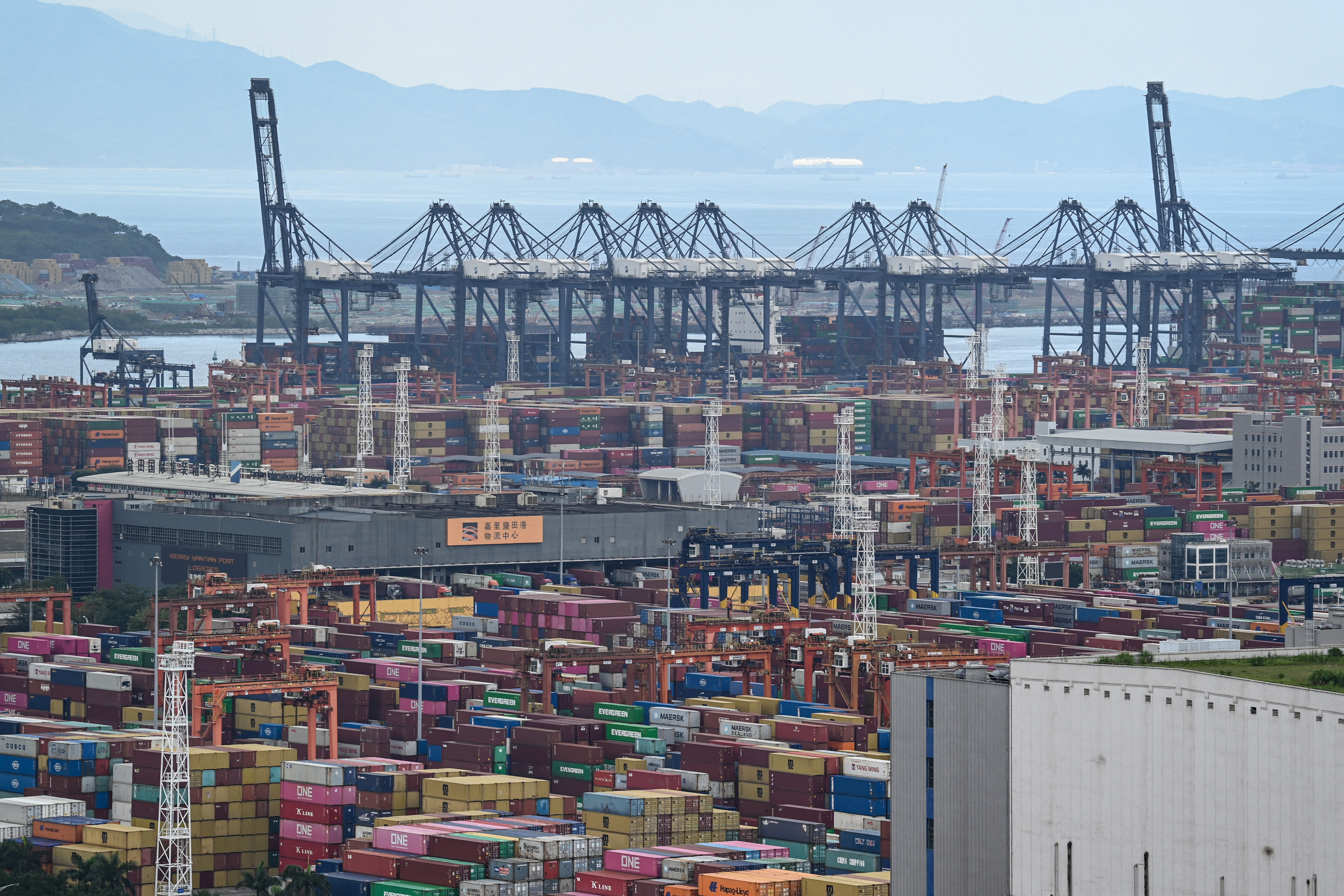 The port’s operations disrupted