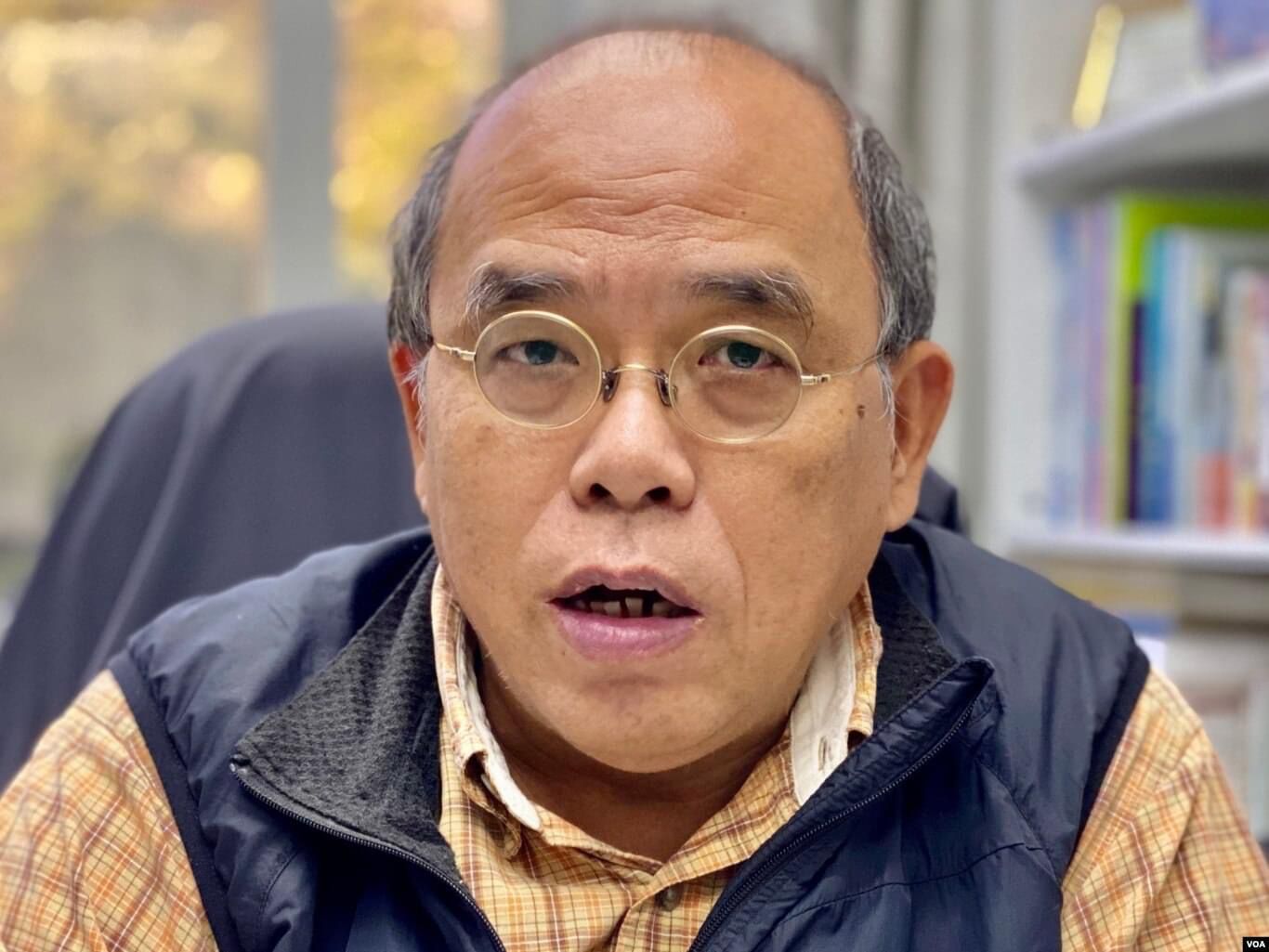 鍾劍華稱一些人透過體育成績建立政治資本，說扭曲和歪理的話，但表面卻形象討好，港人應特別警惕。（受訪者提供圖片）