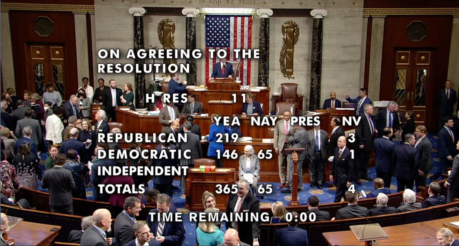 美众院成立特设委员会两党一致枪口向中共– 普通话主页