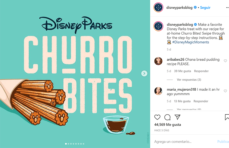 Disney reveló la receta original de los churros que venden en los parques por la cuarentena