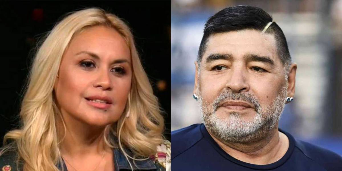 Verónica Ojeda recibió una “señal” de Diego Maradona en vivo: “Está acá”