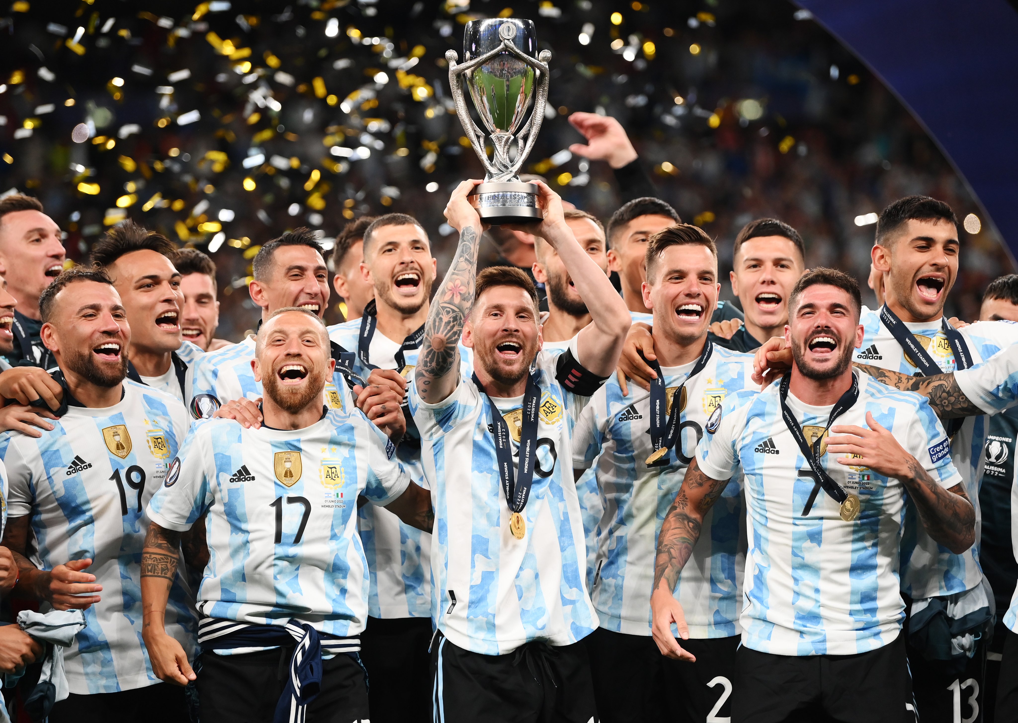 La Selección Argentina venció a Italia en la Finalíssima y se coronó campeona