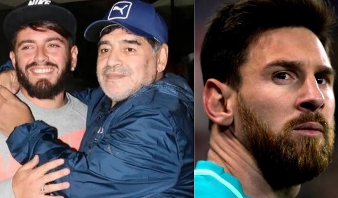 Diego Maradona Jr. desató la polémica al comparar a su papá con Lionel Messi: “Nadie podrá igualarlo”