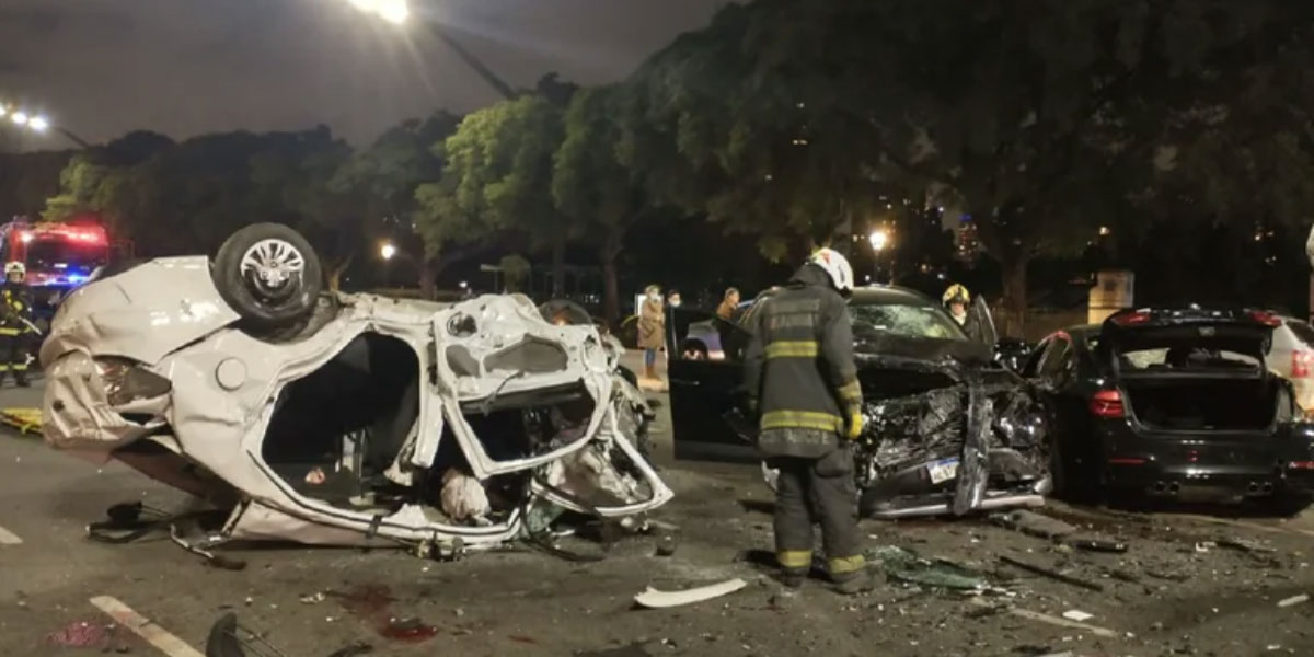 Imputaron al empresario que causó el choque fatal en Palermo: “No recuerda nada de lo que pasó”