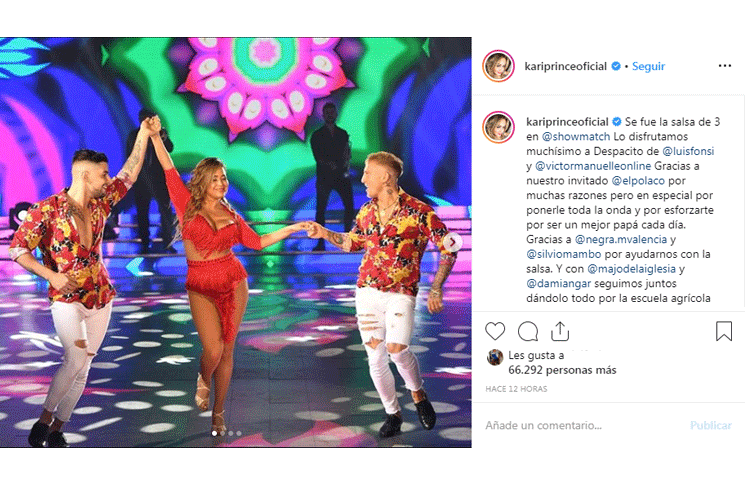 Karina la princesita subió fotos después de la salsa de a tres con su ex