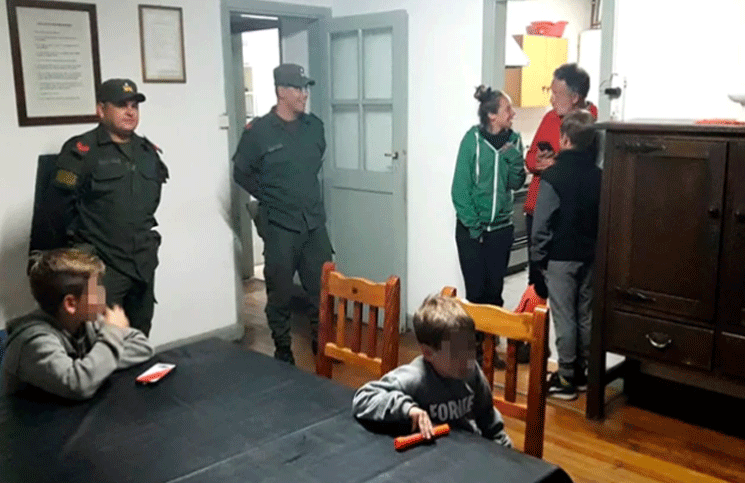 Gendarmería encontró a la familia que estaba desaparecida en El Bolsón