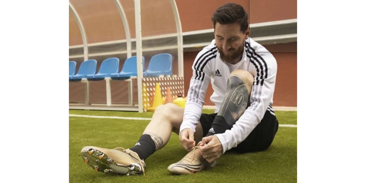 capítulo Distante Broma Los lujosos botines dorados que usará Lionel Messi en la Copa América | La  100