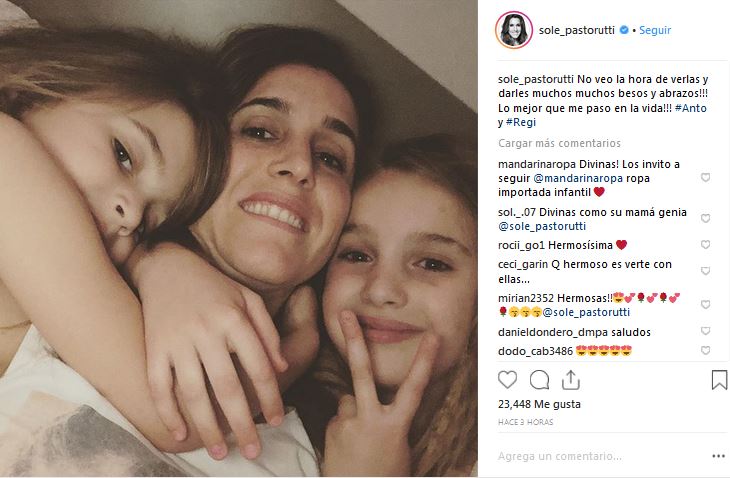 El Posteo Mas Conmovedor Soledad Pastorutti Dedico A Sus Hijas Este Tierno Mensaje La 100