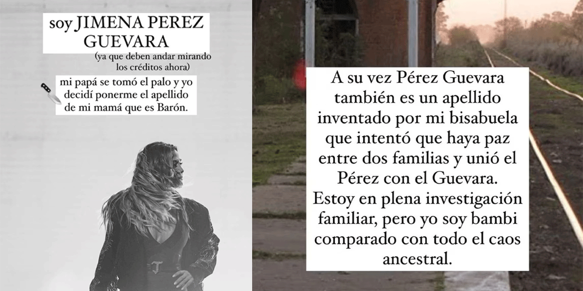 Jimena Barón reveló cuál es su verdadero nombre y dejó en shock a sus seguidores: “El apellido de mi mamá”