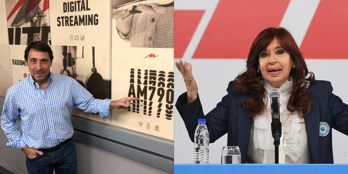 Eduardo Feinmann cruzó fuerte a Cristina Kirchner: “Se hace mucho la progre pero cuando se le incendia el país gira a la derecha”
