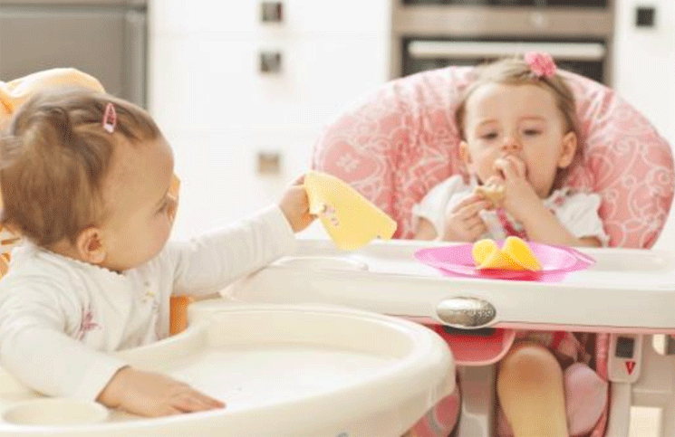 Por qué los bebés comparten comida cuando tienen hambre