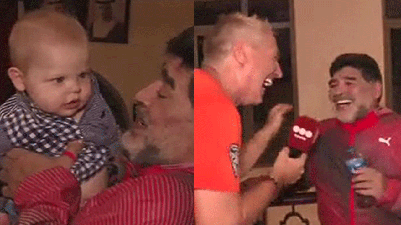 "La vida acá es...”: Marley y Mirko visitaron a Diego Maradona en su casa de Dubai