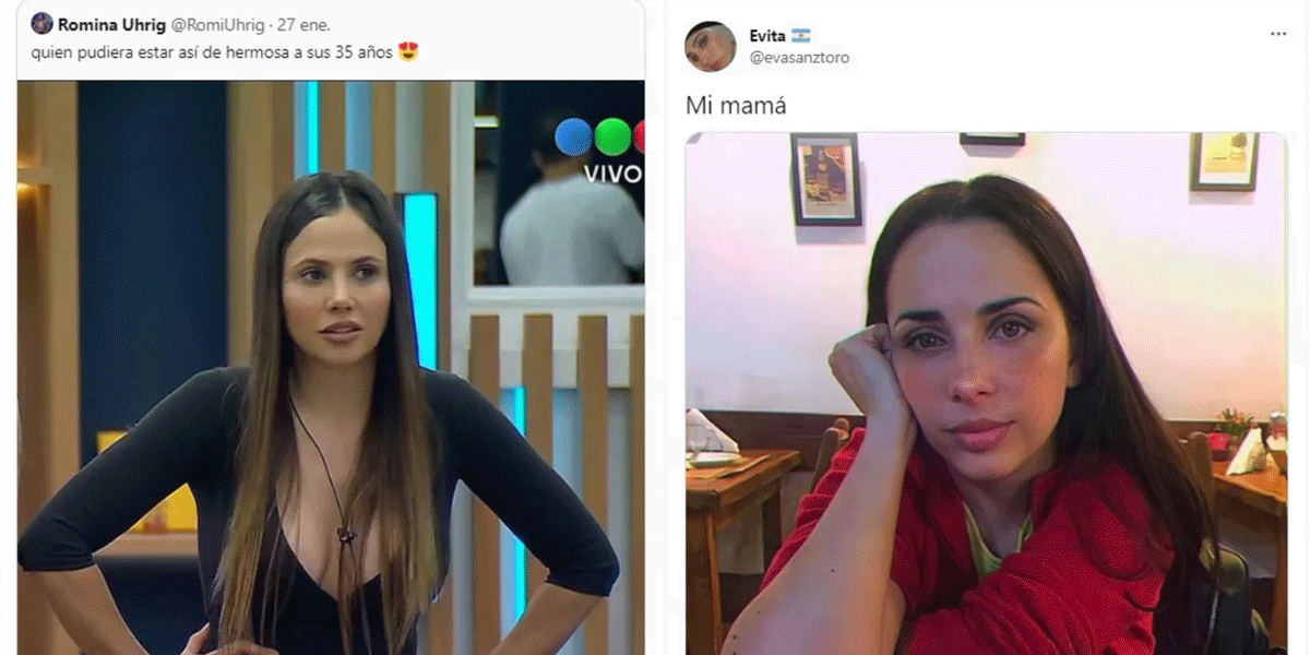 Una chica mostró el parecido de su madre con Romina de Gran Hermano: "Mi mamá"