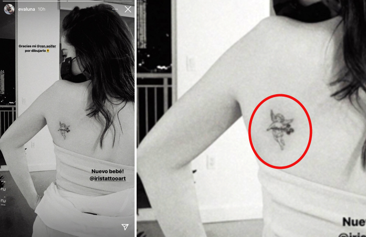 Evaluna Montaner mostró su nuevo y místico tatuaje en la espalda: “Mi nuevo bebé”