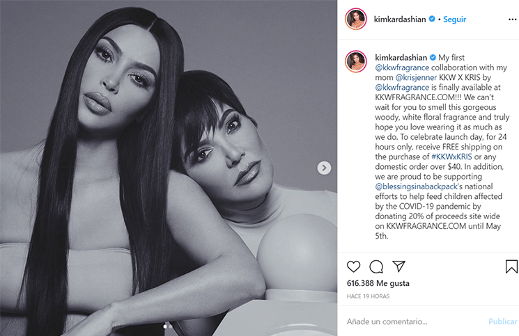 El desnudo total de Kim Kardashian para la campaña de su nuevo perfume