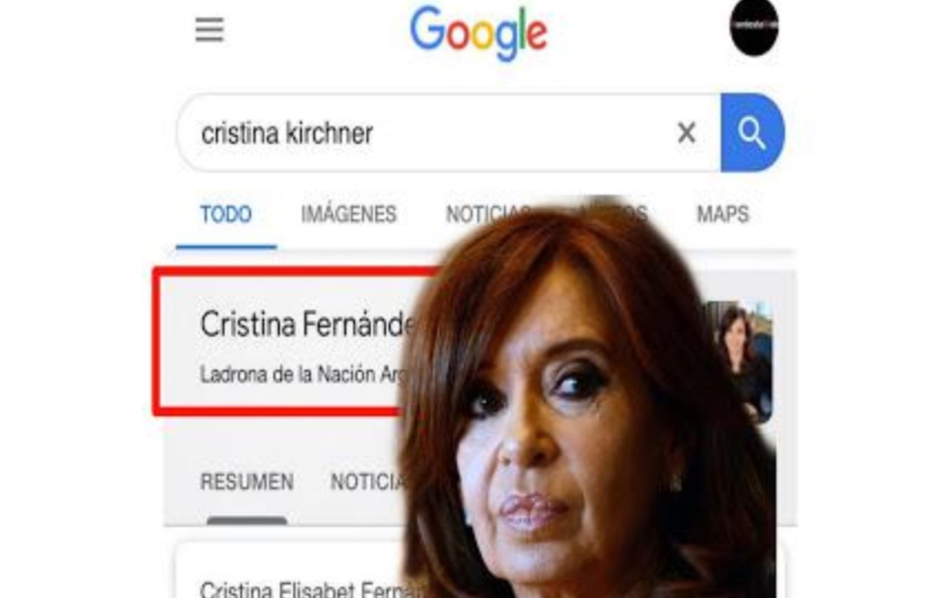 La Corte falló contra Google en la demanda que inició Cristina Kirchner