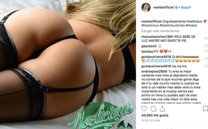 Cantante Noelia Porno - Antes de filmar su pelÃ­cula porno, la ex cantante Noelia se desnudÃ³ por la  Navidad | Radio Mitre