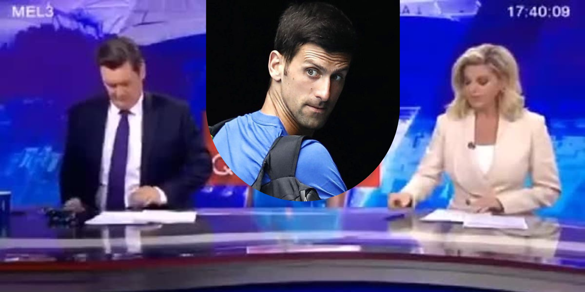 Dos periodistas no se dieron cuenta de que estaban al aire y defenestraron a Novak Djokovic: “Es un mentiroso, sinvergüenza y estúpido” 