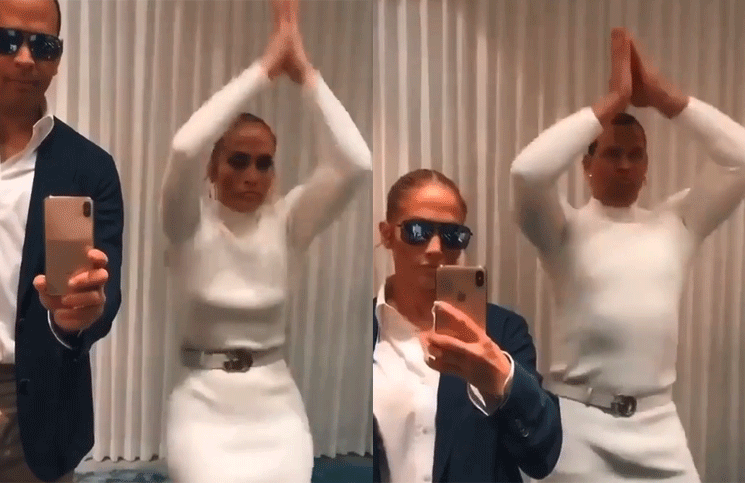 Desafío viral: Jennifer López y su novio deslumbraron en el “Flip the switch challenge”