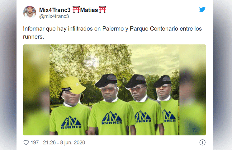 Los runners llenaron las plazas y las redes se plagaron de memes