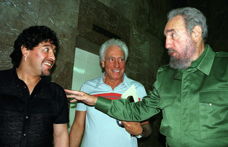 “A Fidel le cambiamos viagra por habanos”, el día que Cóppola, Maradona y Castro hicieron un curioso trueque