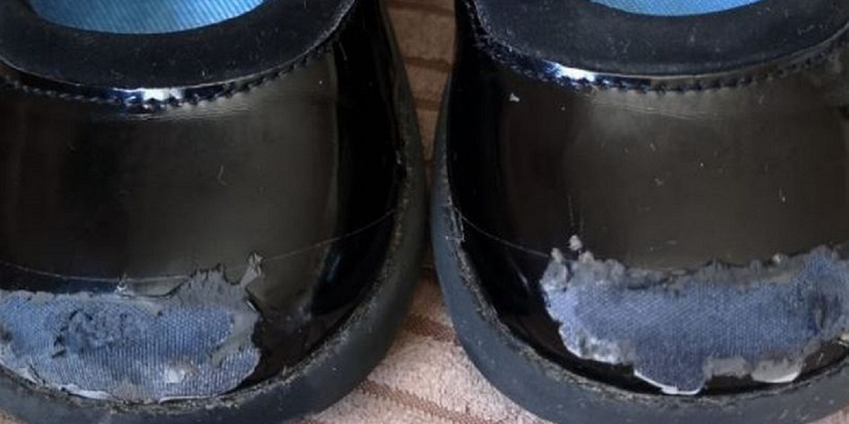periscopio Permitirse no relacionado El truco infalible de una mamá para arreglar los zapatos del colegio de su  hija (y no tener que comprar otros) | La 100