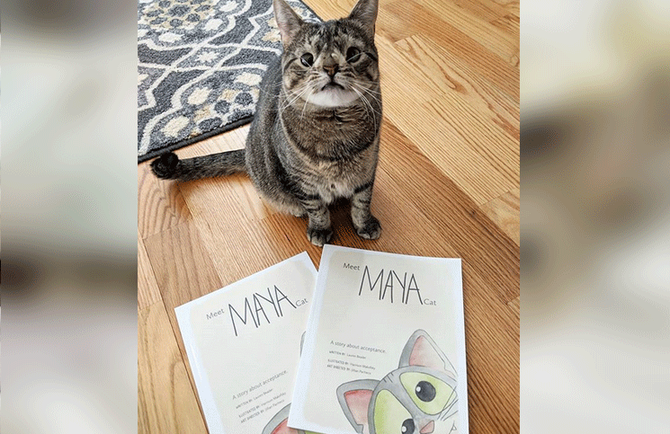 Una gata con “Síndrome de Down” publicó su propio libro sobre respeto e inclusión
