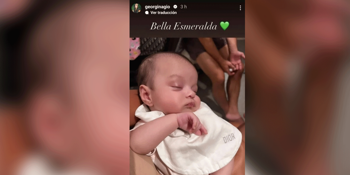 Georgina Rodríguez y Cristiano Ronaldo mostraron cómo creció su beba Esmeralda: “Bella”