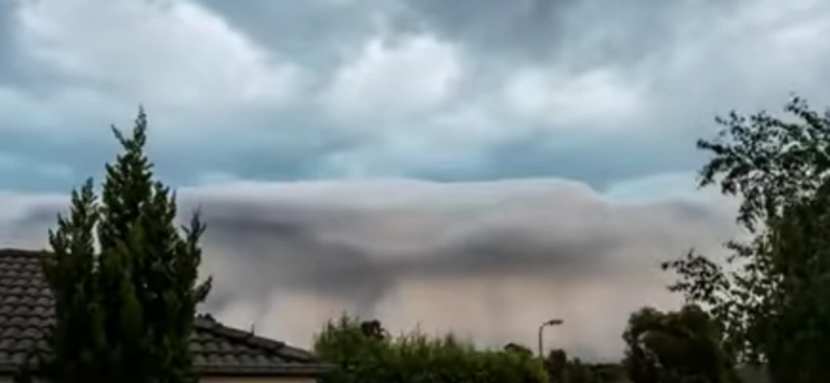 Captaron en un video una terrorífica tormenta que generó preocupación y se volvió viral