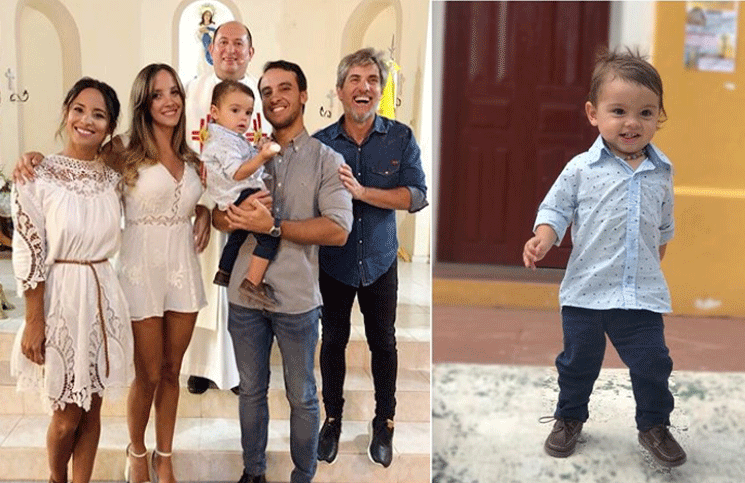 Un sueño! El mágico bautismo de Valentín, el hijo de Lourdes Sánchez y el  Chato Prada | La 100