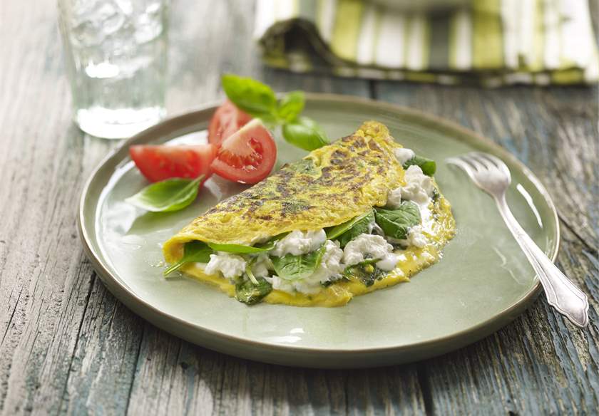 Omelette de espinaca: el plato (rápido y cremoso) para salir del apuro y  lucirte | Radio Mitre