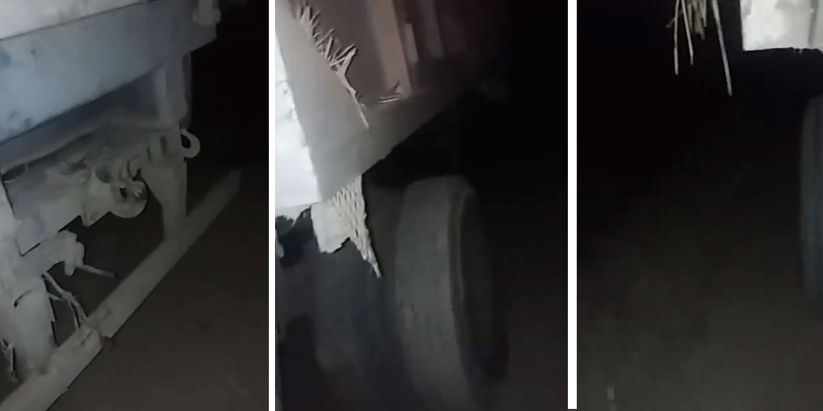 Video: un camionero asegura que grabó en la ruta a “La llorona”
