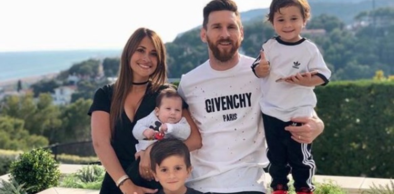 ¡La foto de los hijos de Messi que ya dio la vuelta al mundo!