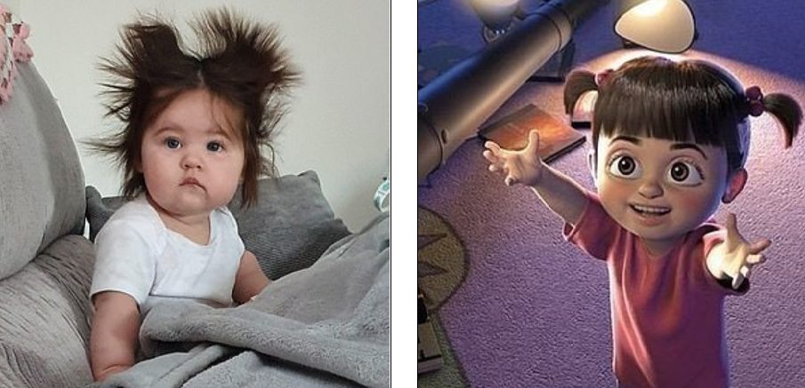 Viral Su Bebe Es Identica A Boo De Monsters Inc Y Ya Conquisto Las Redes La 100