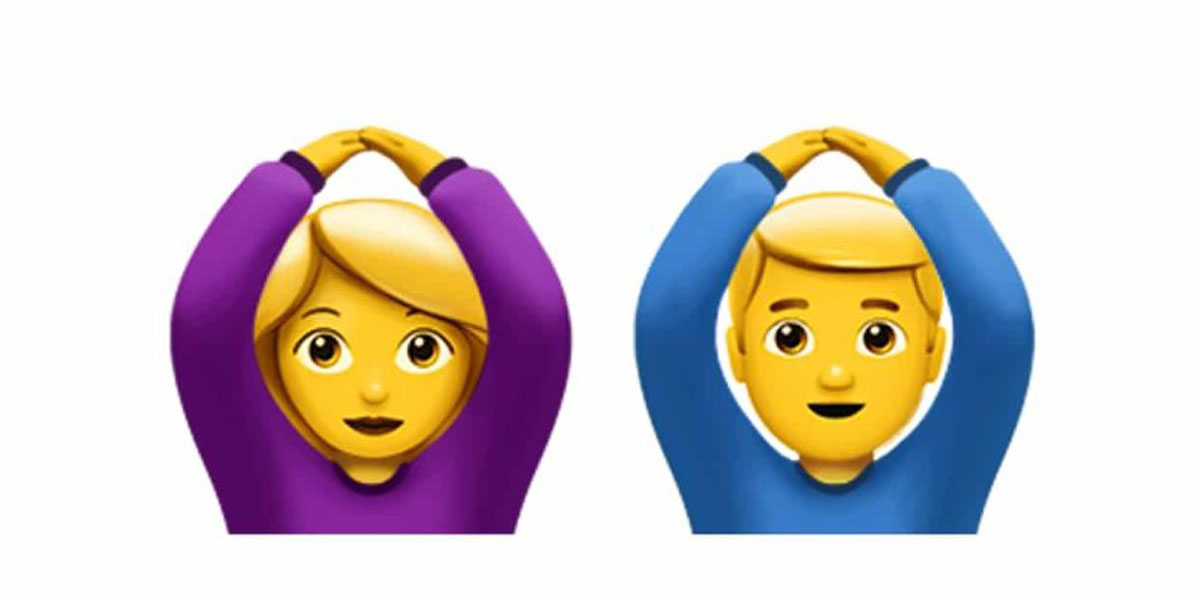 🙆‍♀️ Qué significa el emoji con los brazos arriba en Whatsapp