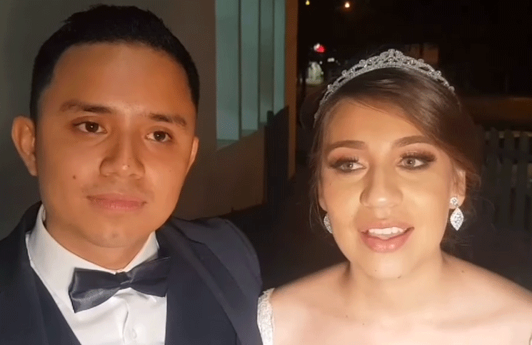 Novios solidarios: escaparon de su boda para llevarles la cena a los niños del hospital