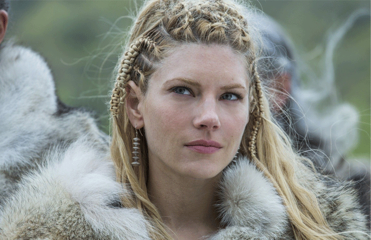 Lagertha reveló secretos de Vikingos pelucas barbas falsas y el detrás de  escena de los personajes  La 100